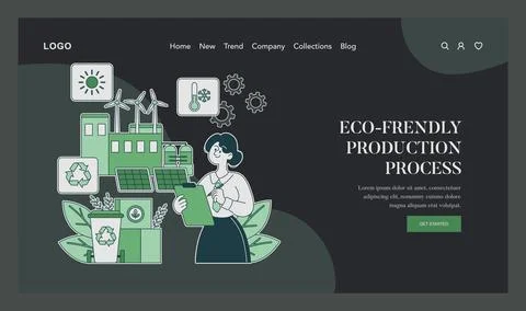 Ethical cosmetics. Flat Vector Illustration Stock Illustration