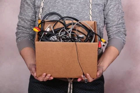 Ethical E-Waste Management Stock Photos
