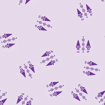 Ethical genetics cryptogenetics glyph seamless pattern 스톡 일러스트