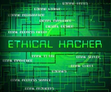 Ethical Hacker Tracking Server Vulnerability 2d Illustration イラスト素材