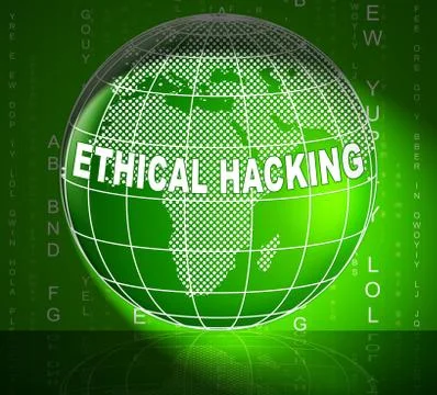 Ethical Hacking Data Breach Tracking 3d Illustration Illustrazione stock