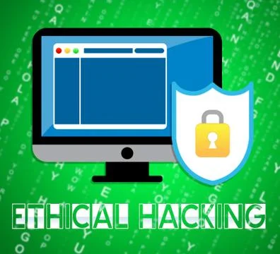 Ethical Hacking Data Breach Tracking 2d Illustration イラスト素材