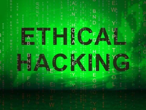 Ethical Hacking Data Breach Tracking 2d Illustration イラスト素材