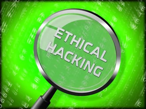 Ethical Hacking Data Breach Tracking 3d Rendering Stock Illustration