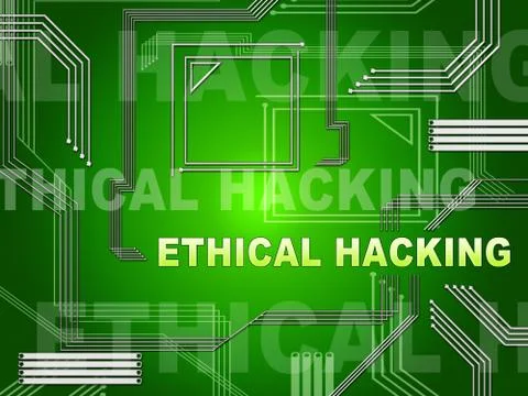 Ethical Hacking Data Breach Tracking 2d Illustration イラスト素材