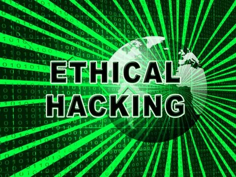 Ethical Hacking Data Breach Tracking 3d Illustration 库存插图