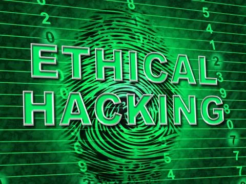 Ethical Hacking Data Breach Tracking 3d Illustration イラスト素材
