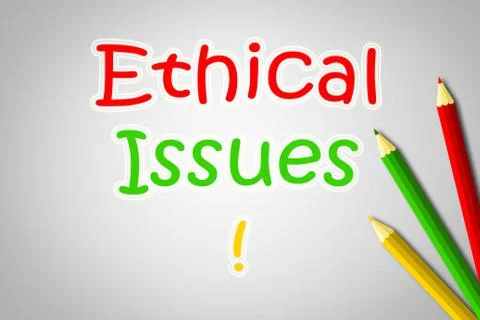 Ethical issues concept Illustrazione stock