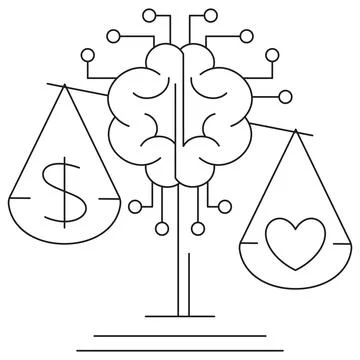 Ethical Issues in Machine Learning icon Stock Illustration
