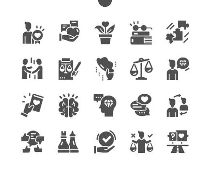 Ethics. Code of business ethics and values. Book about ethics. Stock-Illustration