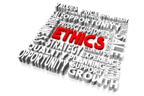 Ethics concept Illustrazione stock