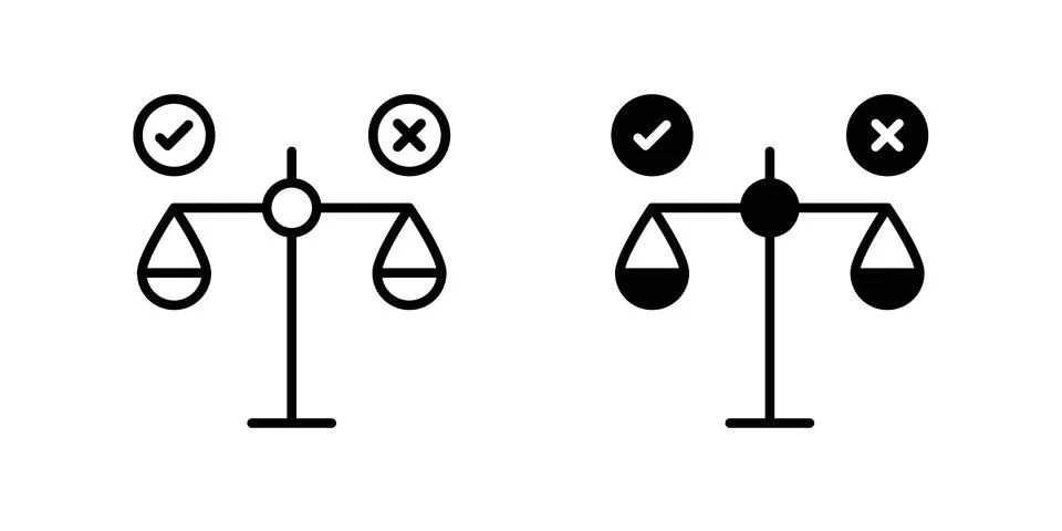 Ethics icon for design projects and web UI Illustrazione stock