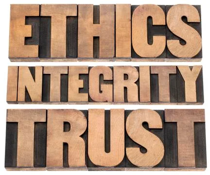 Ethics, integrity, trust Stock Photos