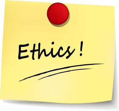 Ethics sign Stock Illustration
