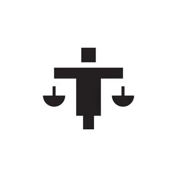 Ethics vector icon logo design Stock-Illustration