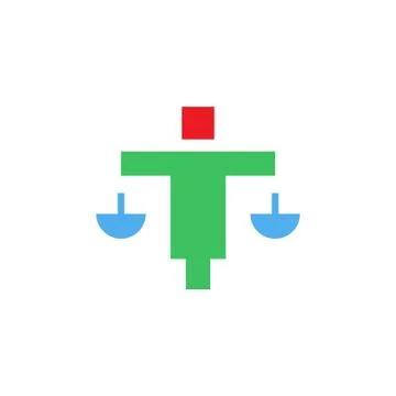 Ethics vector icon logo design Stock Illustration