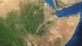 Ethiopia. 3d earth in space - zoom in on Ethiopia contoured 4k 4k or 4k+ Resolution