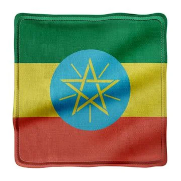 Ethiopia 3d flag Stock Illustration