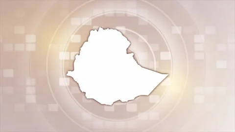 Ethiopia Animated Map Stock Footage 275633884