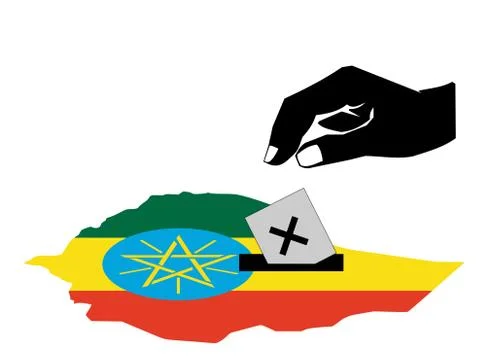 Ethiopia election Stock Illustration