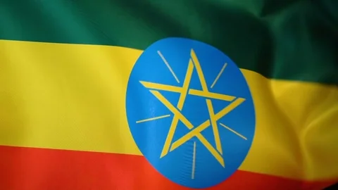 Ethiopia Flag Flapping Stock Footage 118966625