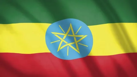 Ethiopia Flag Video stock 188116415