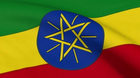 Ethiopia Flag Loop Stock Footage 241179258