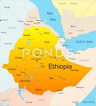 Ethiopia Stock Illustration