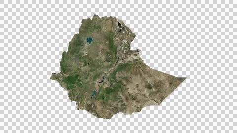Ethiopia Map Stock Illustration