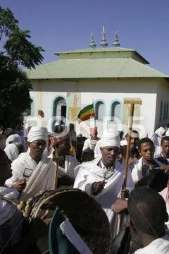 Ethiopia Musicians At Kidana Merhet Church