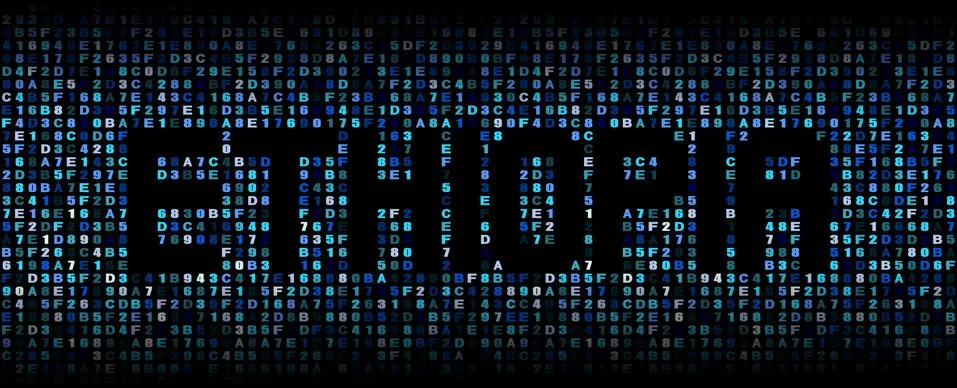 Ethiopia text on hex code illustration Stock Illustration