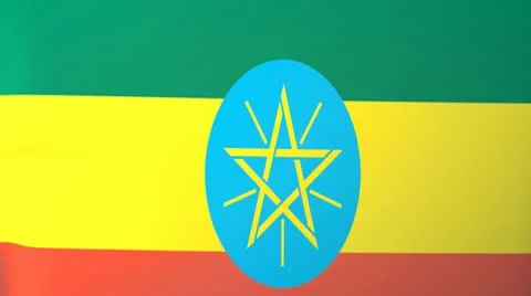 Ethiopia Waving Flag Stock Footage 10761822