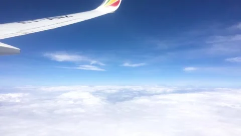 Ethiopian Flight Stock Footage 151145776