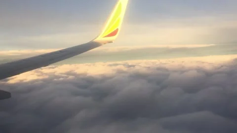 Ethiopian flight Stock Footage 151147039