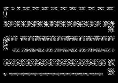 Ethnic 3d embroidery pattern Stock Illustration