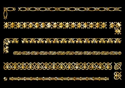 Ethnic 3d embroidery pattern Stock Illustration