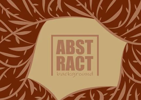 Ethnic abstract background with blob pattern Stock Illustration