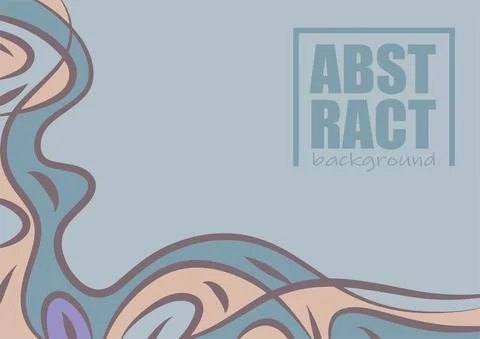 Ethnic abstract background with blob pattern Stock Illustration