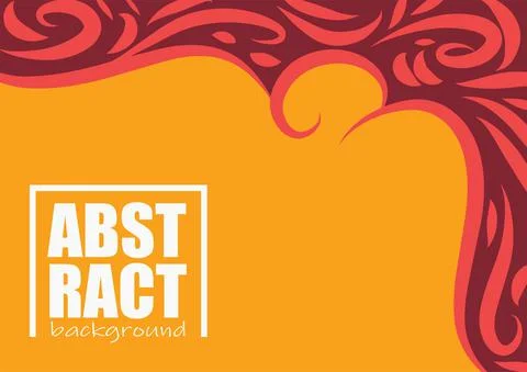 Ethnic abstract background with blob pattern Stock Illustration