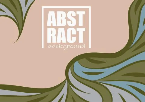 Ethnic abstract background with blob pattern Stock Illustration