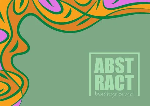 Ethnic abstract background with blob pattern Stock Illustration