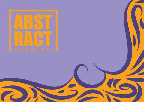 Ethnic abstract background with blob pattern Stock Illustration