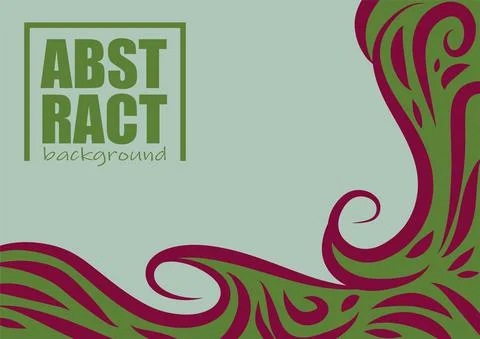 Ethnic abstract background with blob pattern Stock Illustration