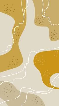 Ethnic abstract background with blob pattern Illustrazione stock