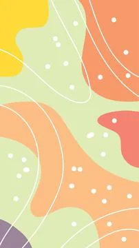 Ethnic abstract background with blob pattern Stock Illustration