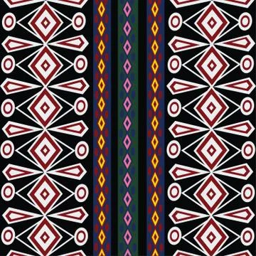 Ethnic Abstract bright pattern background Illustrazione stock