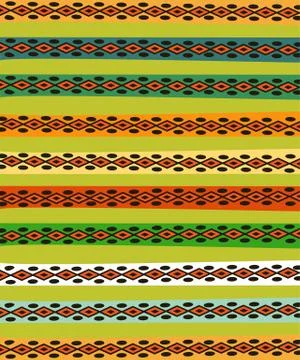 Ethnic Abstract bright pattern background Illustrazione stock