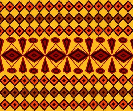 Ethnic Abstract bright pattern background Illustrazione stock