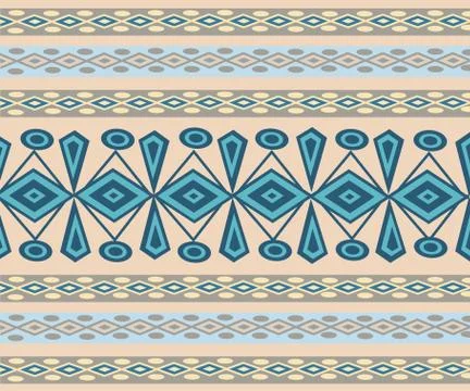 Ethnic Abstract bright pattern background Stock Illustration