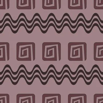 Ethnic African pattern Stock Illustration